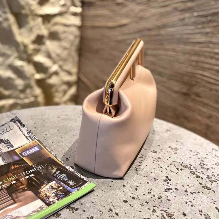 Fendi Women First Medium Nappa Leather Bag-Pink