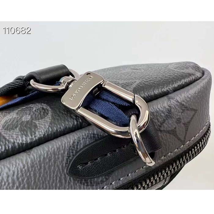 Louis Vuitton LV Unisex Double Phone Pouch NM Monogram Coated Canvas M81321