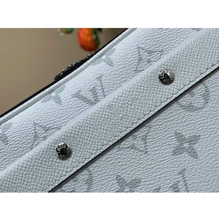 Louis Vuitton LV Unisex Alpha Messenger White Monogram Coated Canvas M31069