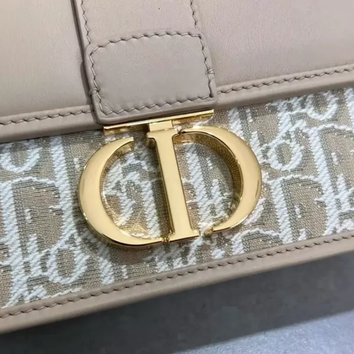 Dior Women 30 Montaigne East-West Bag with Chain Dior Oblique Jacquard