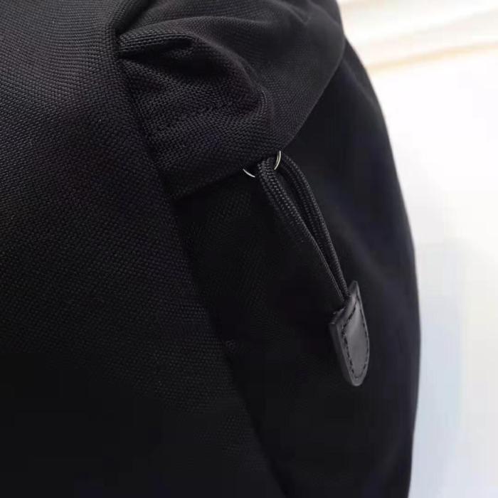 Gucci GG Men Technical Canvas Duffle in Black Technical Canvas