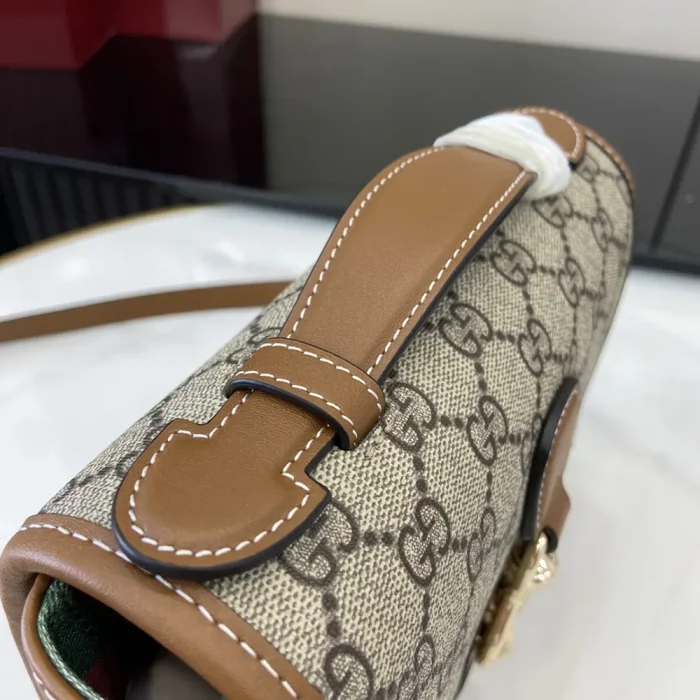 Gucci Women GG Emblem Mini Shoulder Bag 815211FAD6L9758
