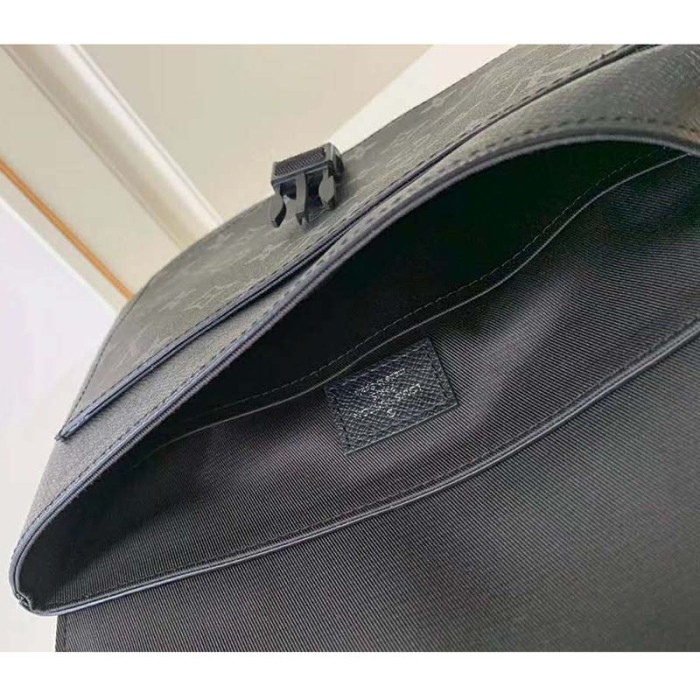 Louis Vuitton LV Men Outdoor Flap Messenger Monogram Eclipse Canvas
