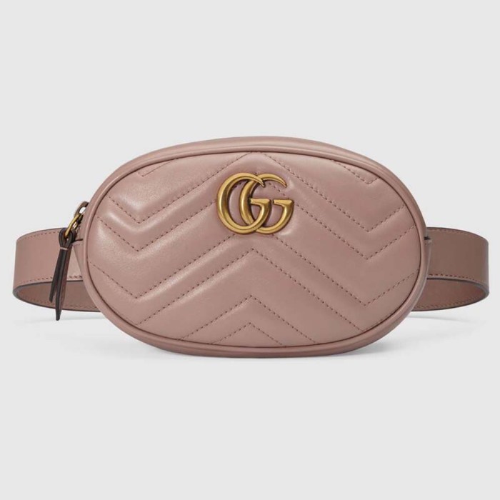 Gucci GG Unisex GG Marmont Matelassé Leather Belt Bag