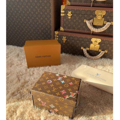 Louis Vuitton LV Unisex Monogram Color Box Brown Monogram Canvas GI0763