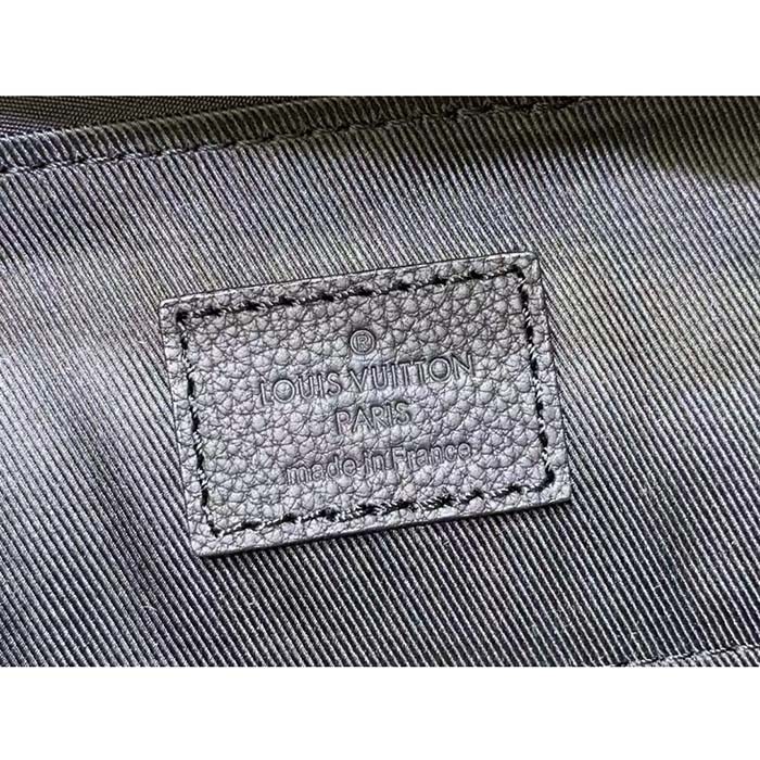 Louis Vuitton LV Unisex Trekking Backpack Monogram Shadow Calf Leather Textile Cowhide