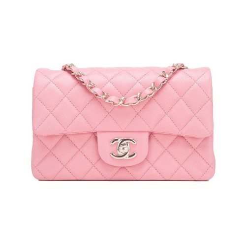 Chanel Small Classic Iconic Handbag in Lambskin with Gold-tone Metal
