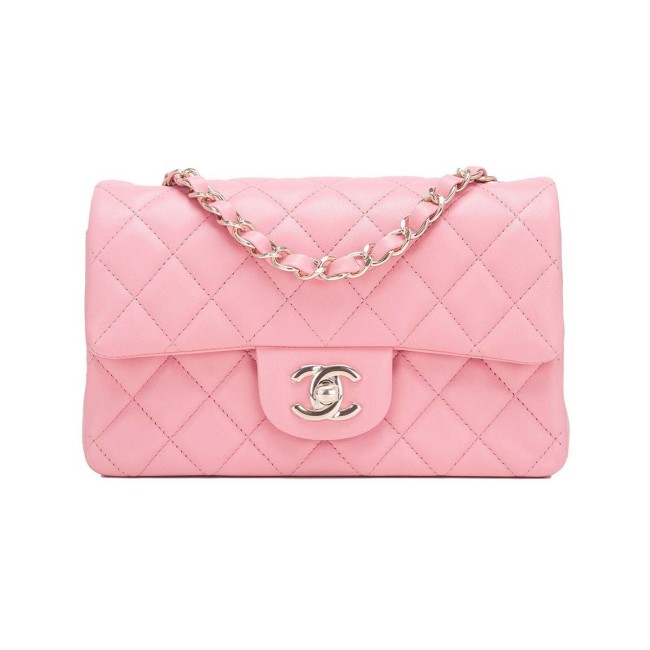 Chanel Small Classic Iconic Handbag in Lambskin with Gold-tone Metal