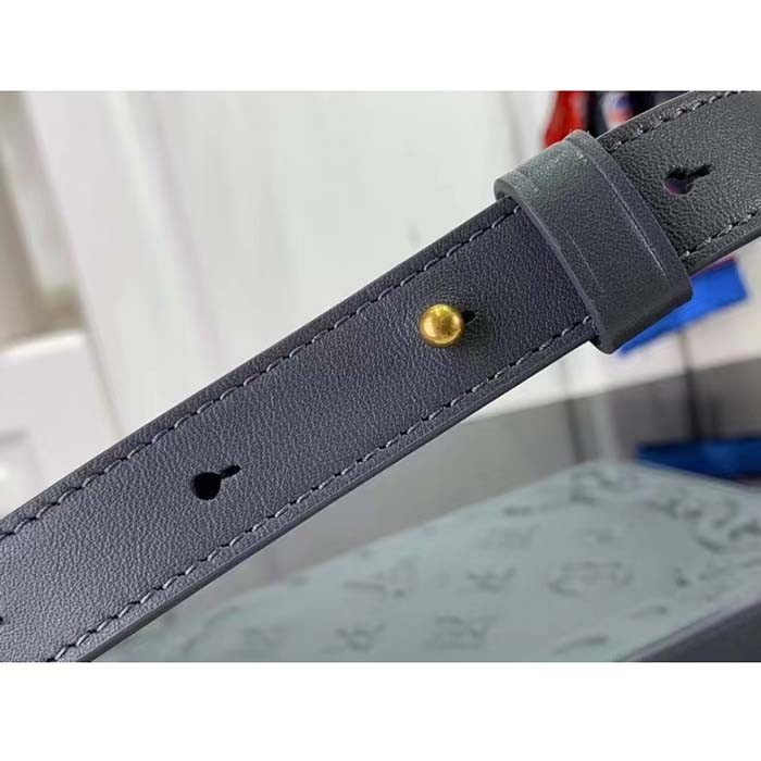 Louis Vuitton LV Unisex Soft Trunk Wearable Wallet Dark Shadow Gray Calf Leather