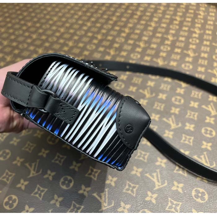 Louis Vuitton LV Unisex Steamer Wearable Wallet Blue Moon Damier Rush Epi XL Leather Cowhide-Leather