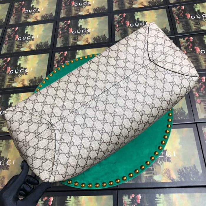 Gucci GG Women Ophidia GG Large Tote-Brown