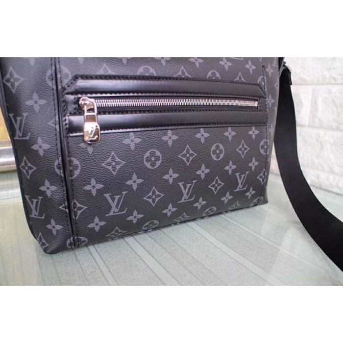 Louis Vuitton LV Men Odyssey Messenger PM Monogram Eclipse Coated Canvas