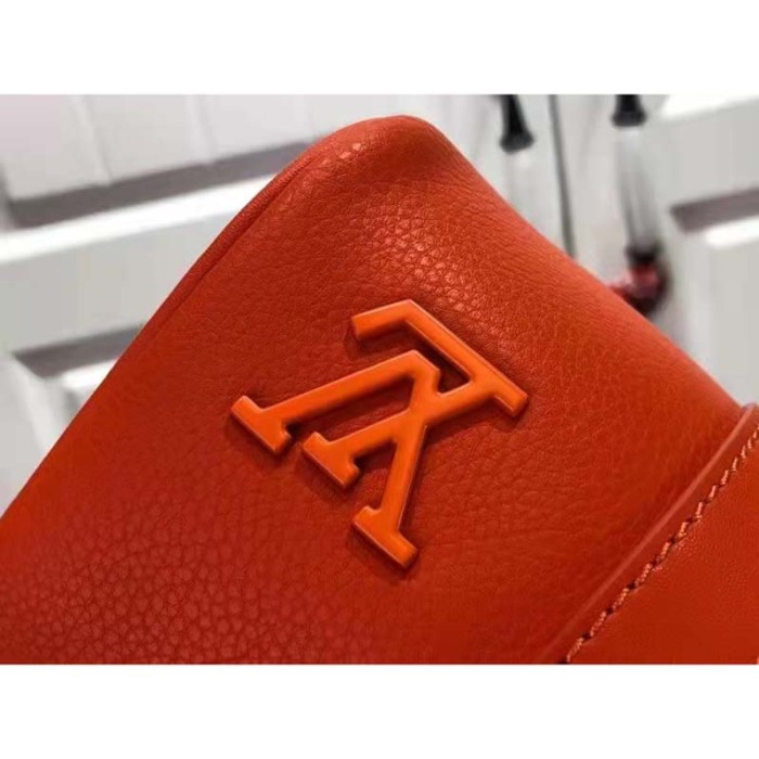 Louis Vuitton LV Unisex Keepall XS Orange Aerogram Cowhide Leather Textile Lining