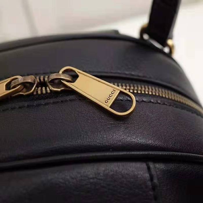 Gucci GG Unisex Basketball Shaped Tote Bag-Black