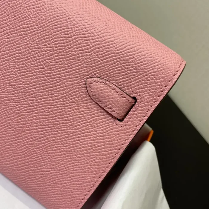 Hermes Women Kelly To Go in Epsom Leather-Pink