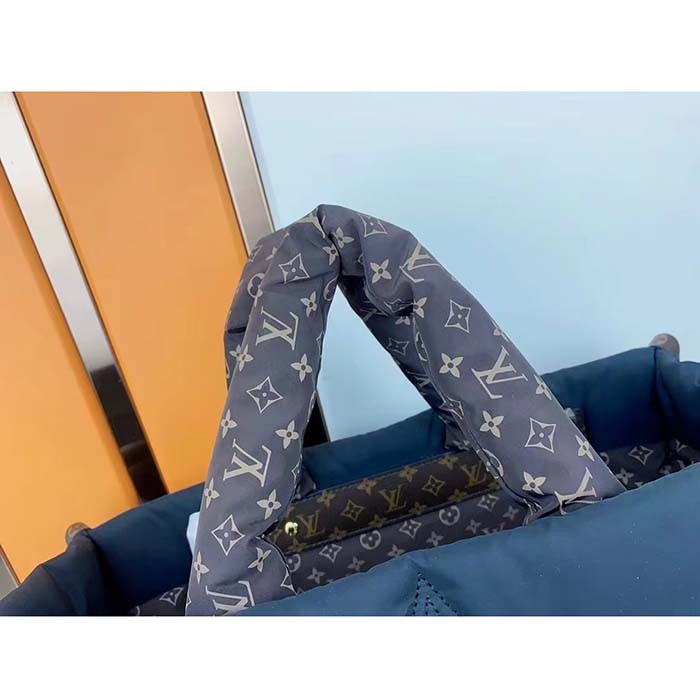 Louis Vuitton LV Unisex OnTheGo MM Tote Black Recycled Nylon Econyl