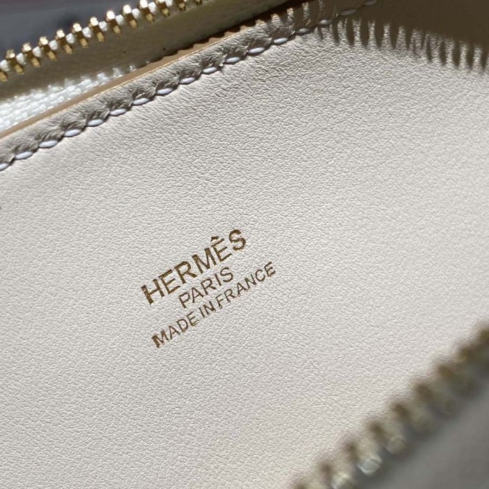 Hermes Unisex Bolide 1923 Bag in Epsom Calfskin-Beige
