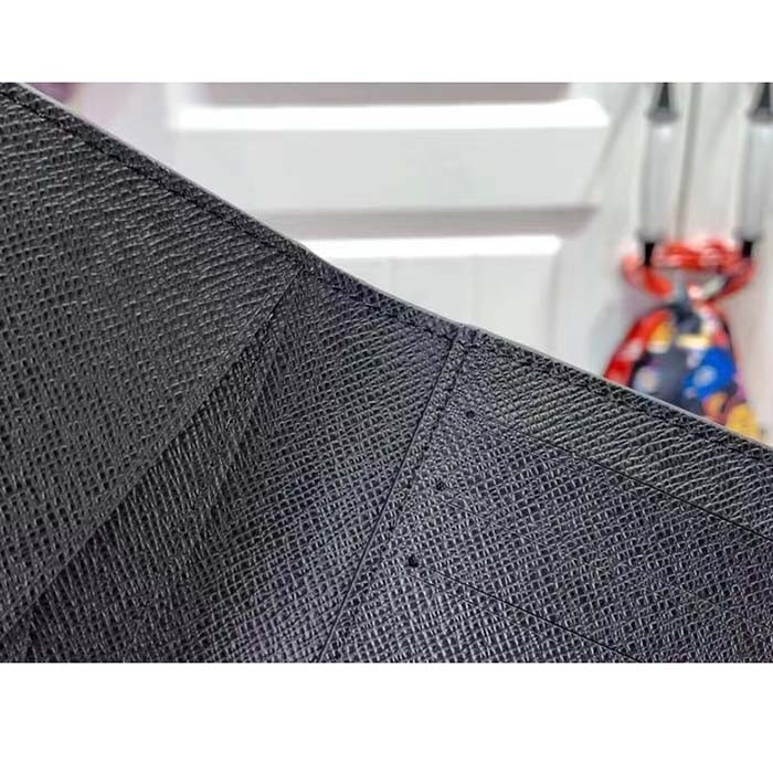 Louis Vuitton LV Unisex Pocket Organizer Brown Monogram Coated Canvas Cowhide Leather