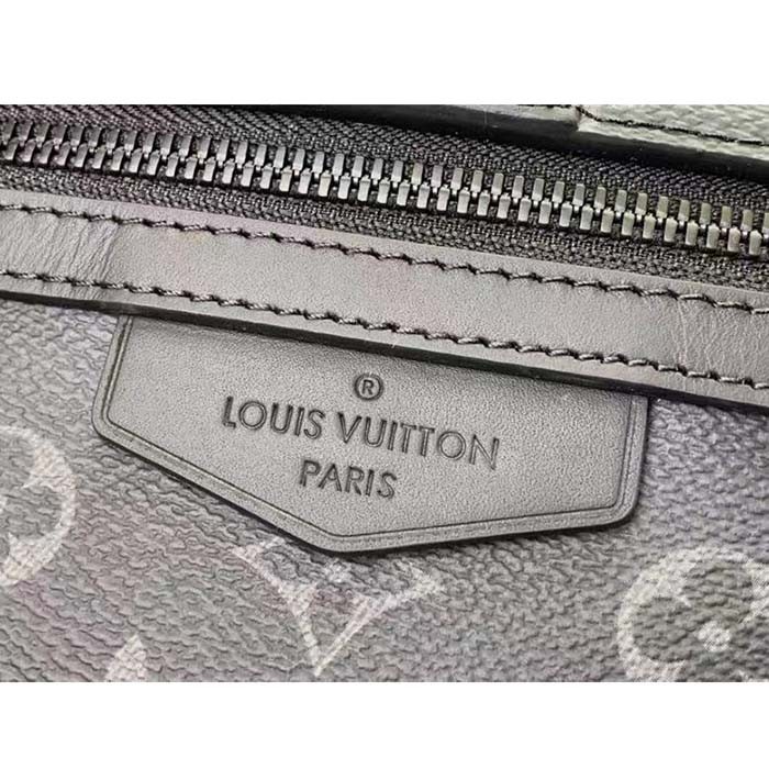 Louis Vuitton LV Unisex S-Cape Messenger Monogram Eclipse Coated Canvas Cowhide Leather