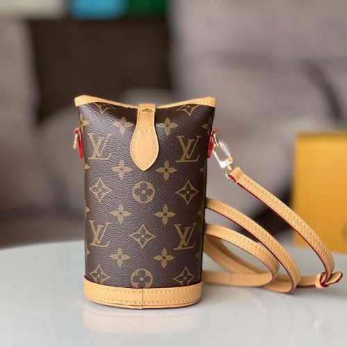 Louis Vuitton LV Unisex Fold Me Pouch Monogram Coated Canvas M80874