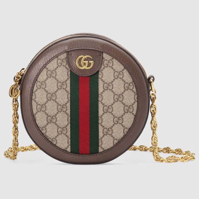 Gucci GG Women Ophidia Mini Round Shoulder Bag