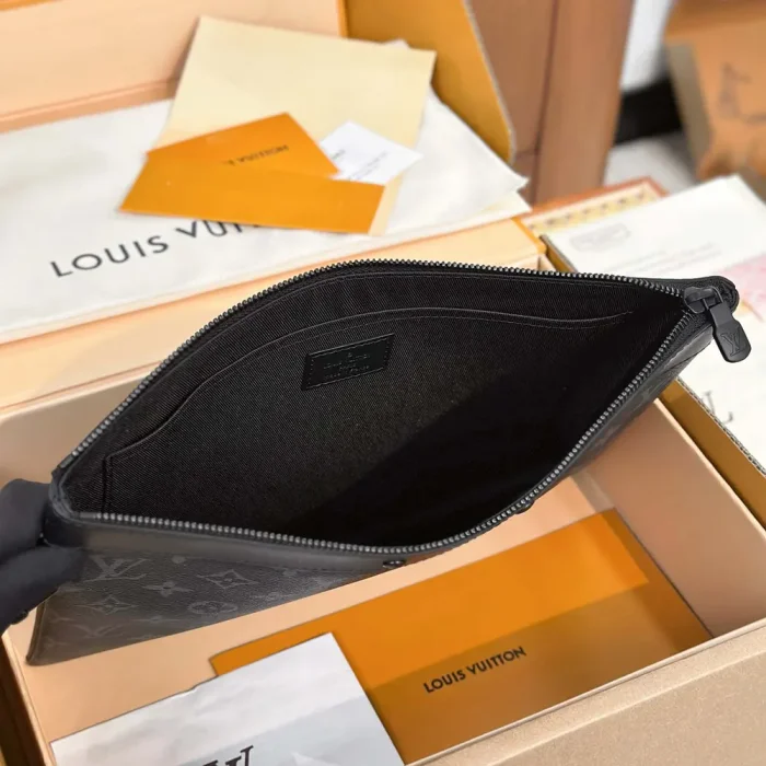 Louis Vuitton LV Unisex Pochette To Go Monogram Eclipse M81569