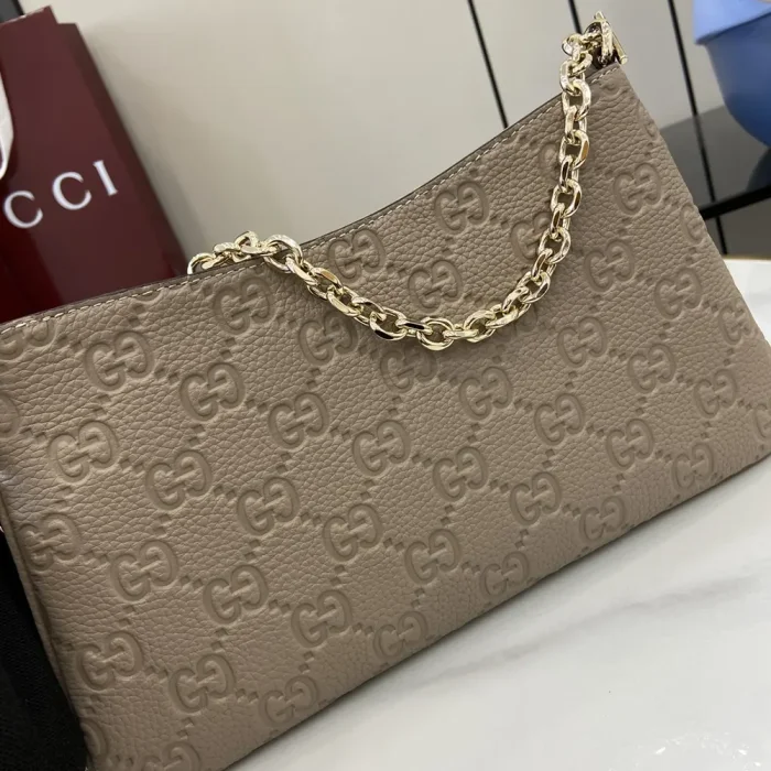 Gucci Women GG Emblem Medium Shoulder Bag 815277AAEEM1523