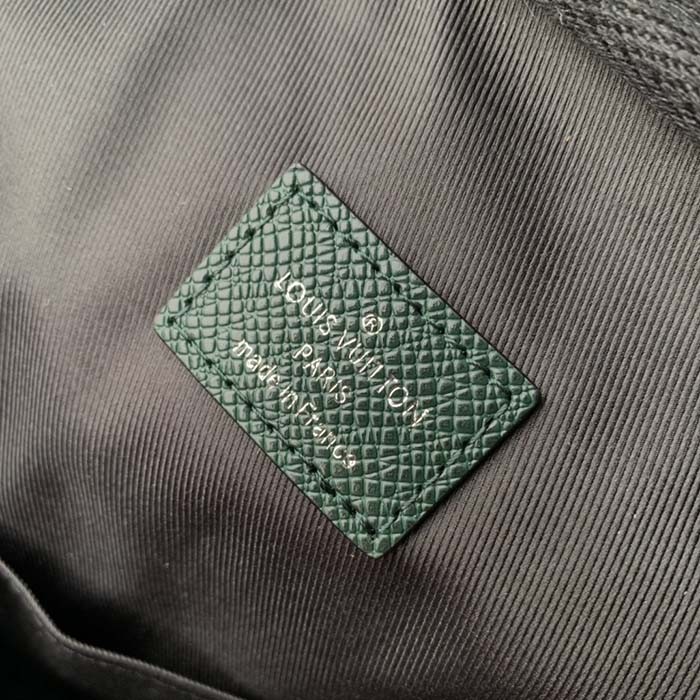 Louis Vuitton LV Unisex Avenue Sling Bag Dark Green Epicea Taiga Cowhide Leather