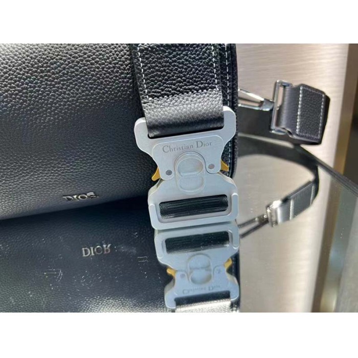 Dior Unisex CD Lingot 22 Bag Black Grained Calfskin