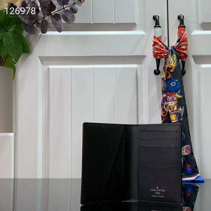 Louis Vuitton LV Unisex Pocket Organizer White Damier Graphite Giant Coated Canvas