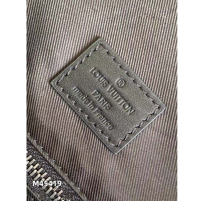 Louis Vuitton LV Unisex Christopher MM Backpack Monogram Eclipse Coated Canvas Reverse