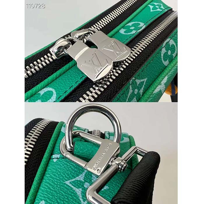 Louis Vuitton LV Unisex Alpha Messenger Cactus Green Monogram Coated Canvas M31014