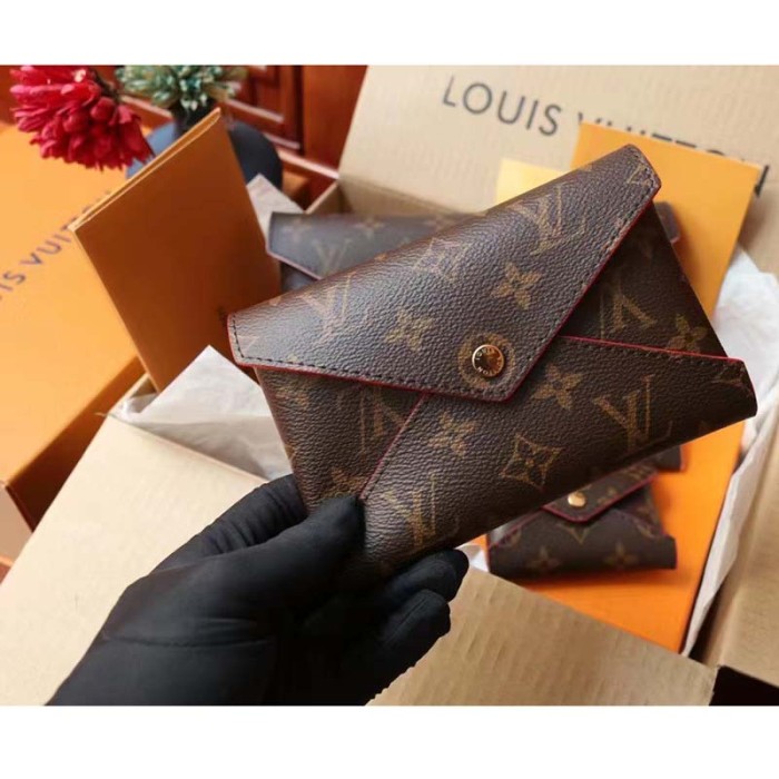 Louis Vuitton LV Unisex Kirigami Pochette Brown Monogram Coated Canvas Cowhide Leather