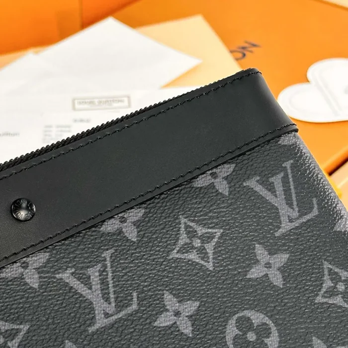 Louis Vuitton LV Unisex Pochette To Go Monogram Eclipse M81569