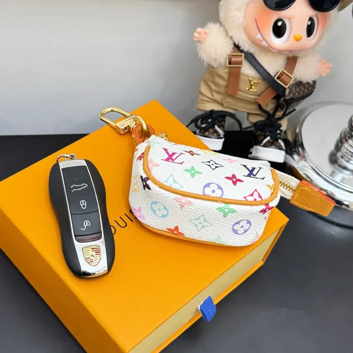 Louis Vuitton LV Unisex LV x TM Micro Pochette Monogram Multicolor-White