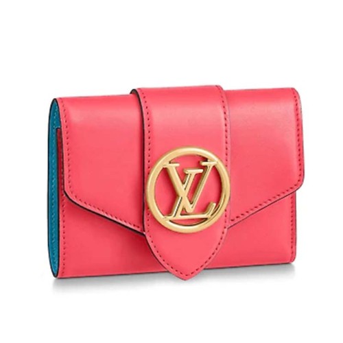 Louis Vuitton LV Women LV Pont 9 Compact Wallet Smooth Cowhide
