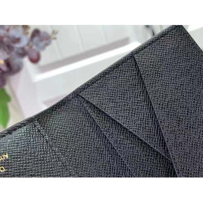 Louis Vuitton LV Unisex Pocket Organizer Brown Monogram Coated Canvas Cowhide Leather