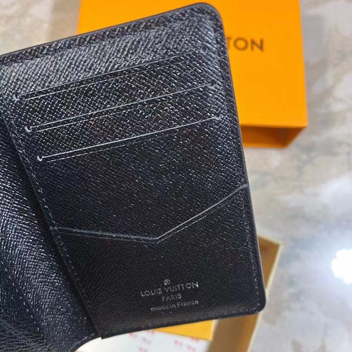 Louis Vuitton LV Unisex Pocket Organizer Coated Canvas Cowhide Leather Lining