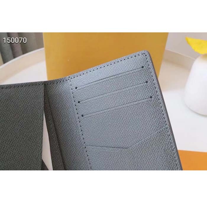 Louis Vuitton LV Unisex Pocket Organizer Epicea Glacier Taiga Cowhide Leather