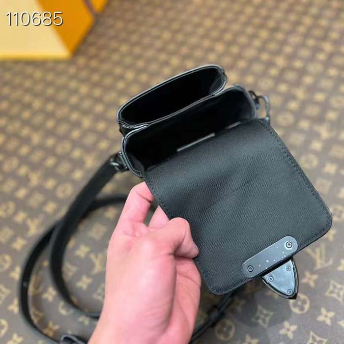 Louis Vuitton LV Unisex S-Lock Vertical Wearable Wallet Monogram Coated Canvas M82252