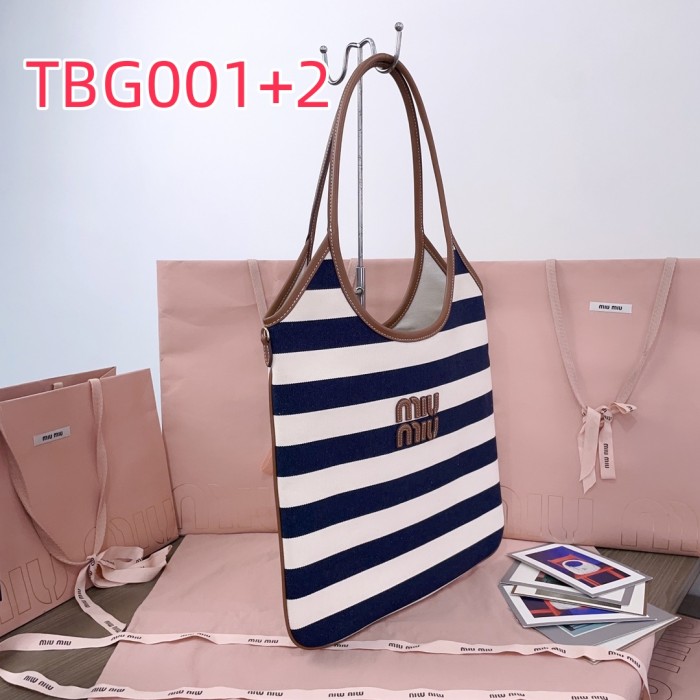 TBG001  Miu's new Isetan limited edition navy style tote bag  5BG231