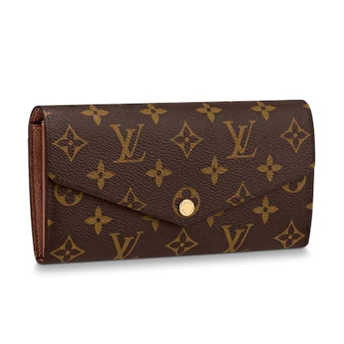 Louis Vuitton LV Women Sarah Wallet Monogram Coated Canvas