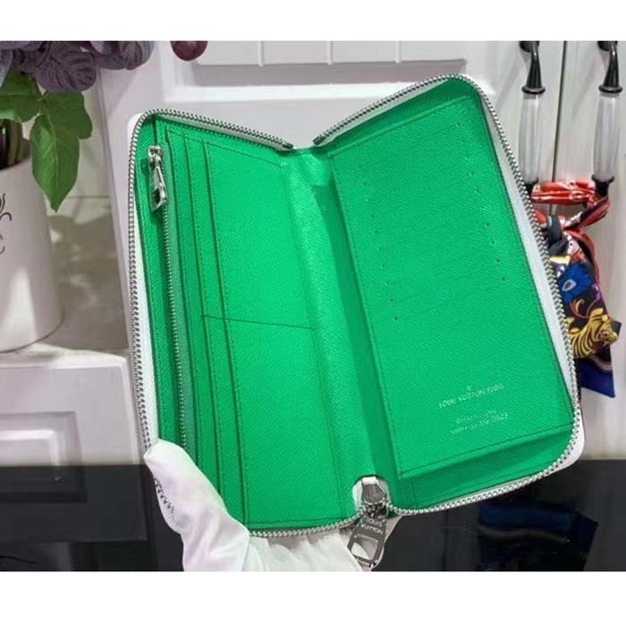 Louis Vuitton LV Unisex Zippy Wallet Multicolor Monogram Coated Canvas Cowhide Leather