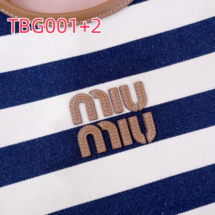 TBG001  Miu's new Isetan limited edition navy style tote bag  5BG231