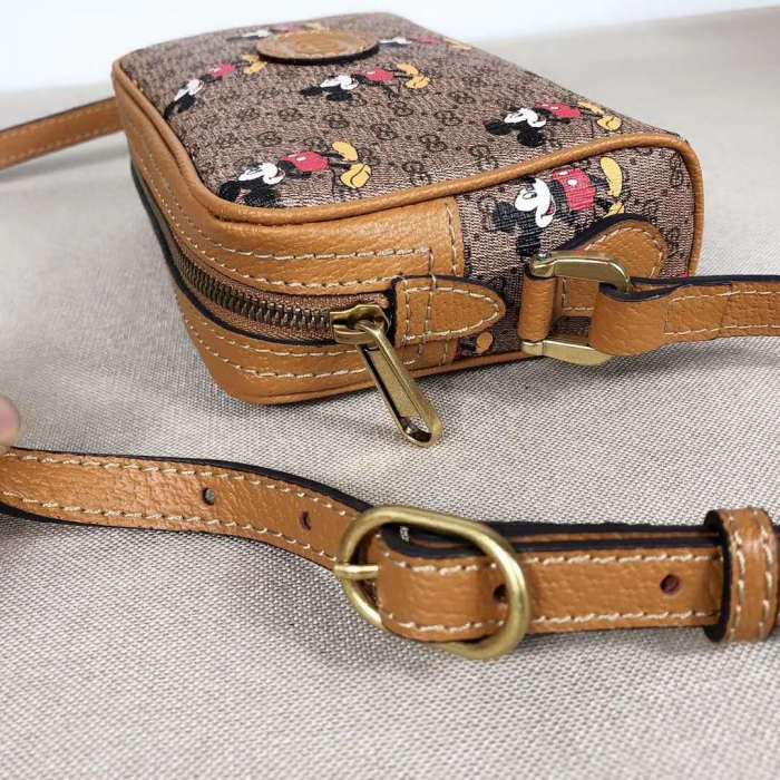 Gucci GG Women Disney x Gucci Shoulder Bag GG Supreme Canvas