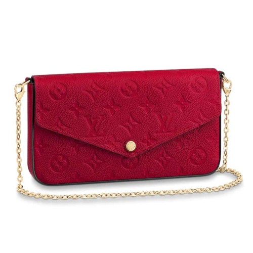 Louis Vuitton LV Women Félicie Pochette Monogram Empreinte Leather