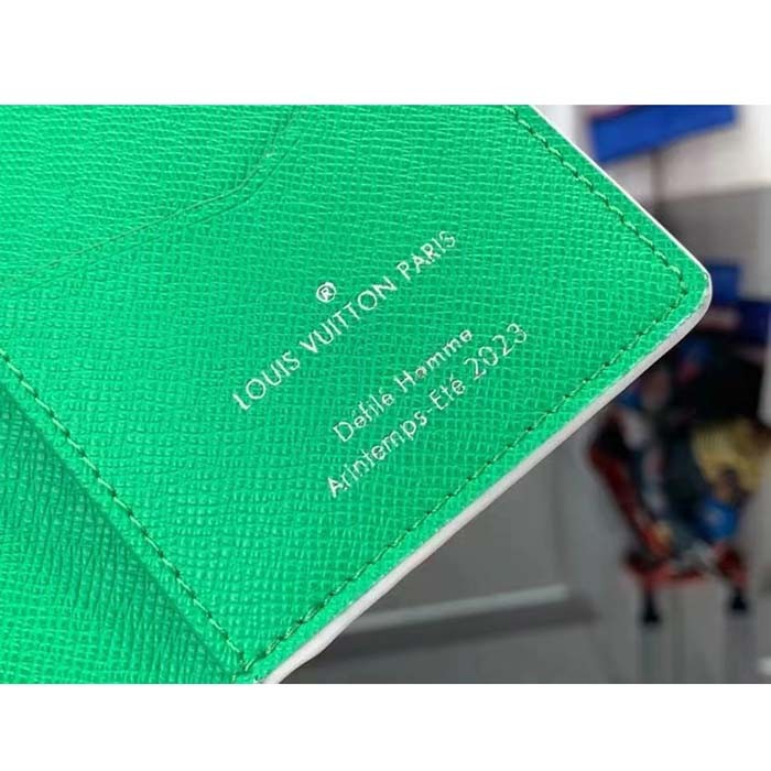 Louis Vuitton LV Unisex Pocket Organizer Multicolor Monogram Coated Canvas Cowhide Leather