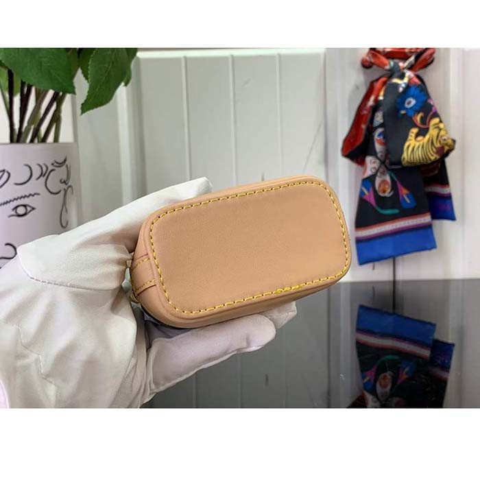 Louis Vuitton Women Micro Noe Bag Charm Monogram Denim Canvas M01700