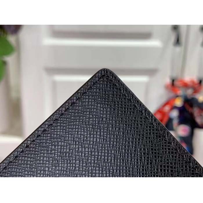 Louis Vuitton LV Unisex Pocket Organizer Red Sunset Monogram Eclipse Coated Canvas