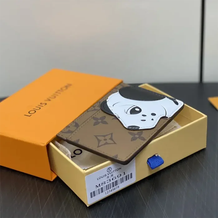 Louis Vuitton LV Unisex Card Holder Monogram Reverse Canvas M83691